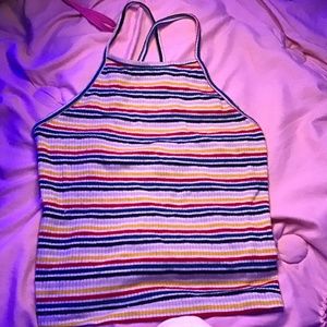 RAINBOW CAMI PLUS CROSS BACK